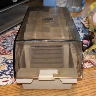 Vintage ALS Computer-Mate Floppy Disk Storage Case 5x5in discs 8x4