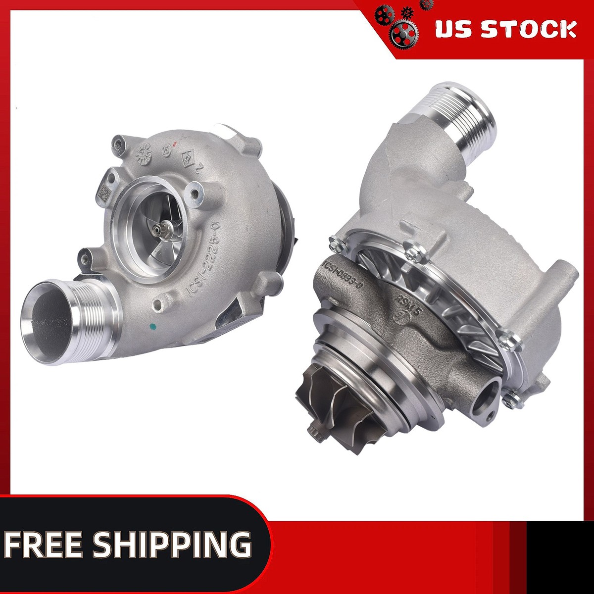 2x Turbocharger Fits Audi RS6 RS7 S8 4.0L CRDB CWUB CWUC