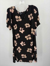 Pre-Owned Tommy Hilfiger Black Size 12 Short Short Sleeve Dress