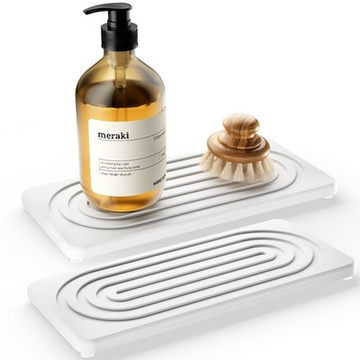 Water Absorbing Stone Tray, Quick Drying Diatomite Bathroom Tray Countertop, Sto