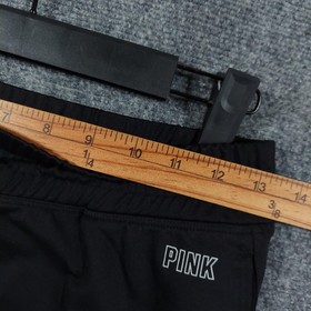 PINK Victoria's Secret Jogger Pants Womens Medium Black Ultimate Knit Athleisure