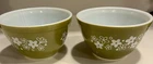 Pyrex Spring Blossom Crazy Daisy Nesting Bowls #401 1.5 Pt.