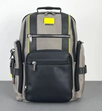 TUMI ALPHA BRAVO Shepherd Deluxe Brief Pack Gray/Yellow Backpack
