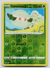 Cottonee 005/202 Common Sword & Shield Pokemon Reverse Holo Near Mint