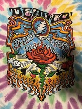 Dead And Company 2024 Las Vegas Sphere Tie Die Shirt.size Large Liquid Blue Bob