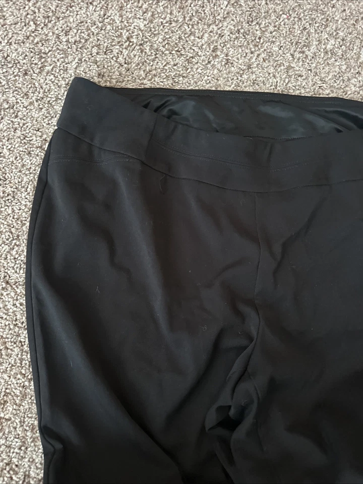 Investments Womens Plus Size 20WR (Measure 40X30.5) Black Pull-On Dress Pants - Image 3 of 4