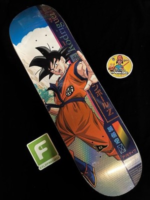 RARE Primitive Dragon Ball Z Paul Rodriguez Goku Skateboard Deck