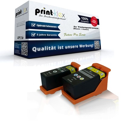 2x Premium Tintenpatronen für Dell V-310-Series V-313 Drucker Future Pro