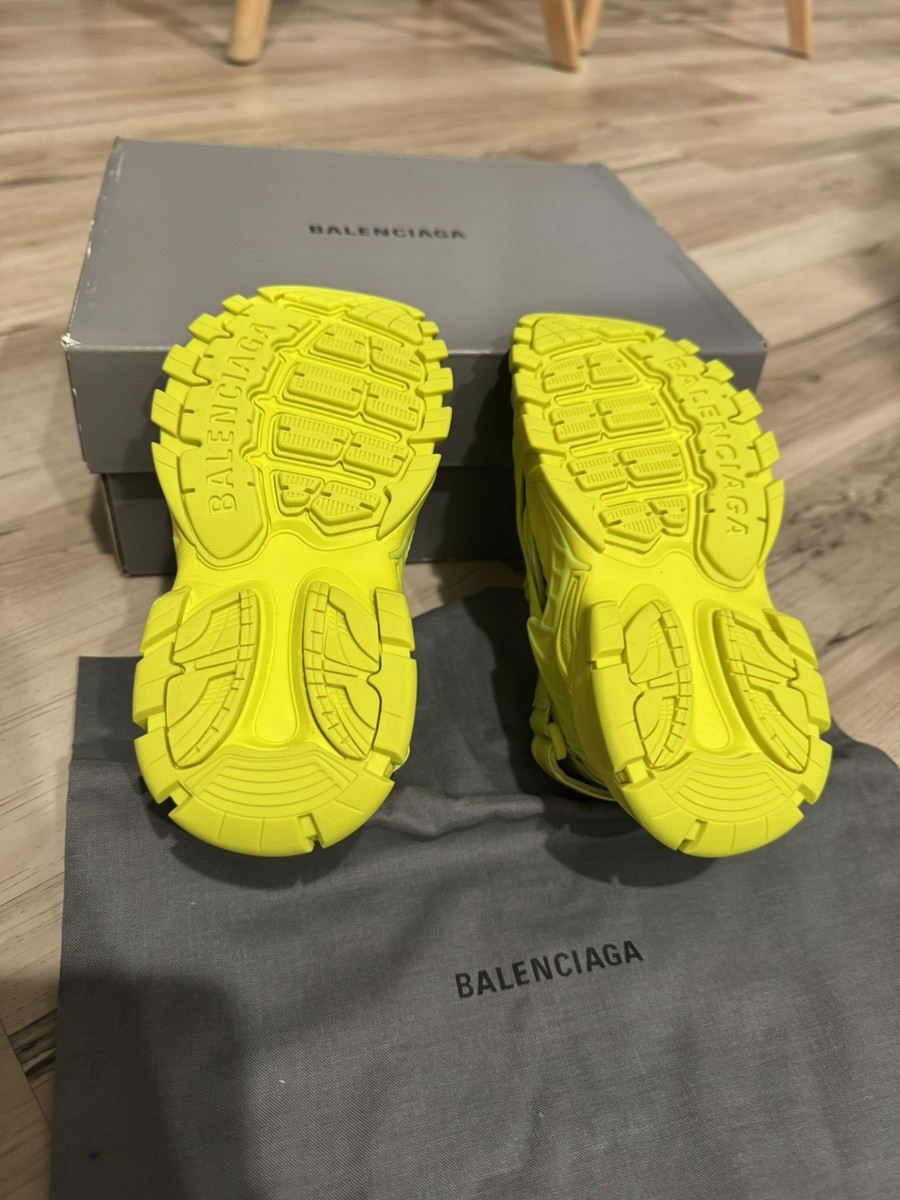 Balenciaga Kids Light Yellow Track Sandals Size EU 27 NIB | eBay