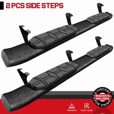 FOR 2007-2021 Toyota Tundra Double Cab Side Step Bar Curved 4.3" Running Boards