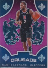 Kawhi Leonard Crusade 19-20 #533 Pink Prizm Crusade Los Angeles Clippers