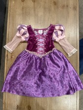 Girls Disney Store Rapunzel Tangled Dress Up Costume Dress Small Size 3