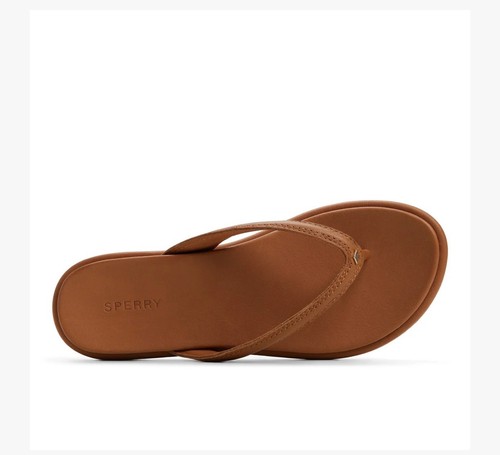 NEW Sperry Isla Leather Sandals Brown 5.5