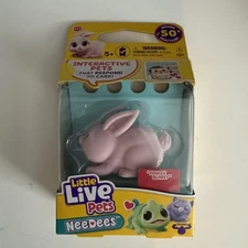Little Live Pets Pinkee Bunny Needees Interactive Pocket Animal