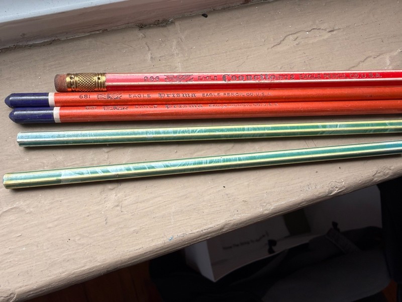 Vintage Eagle Coquette & Prisma Pencils