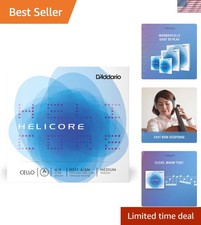 D'Addario Helicore A Cello String - 4/4 Size, Warm Tone, Made in the USA