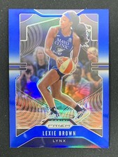 Lexie Brown 2020 Panini Prizm WNBA Blue Prizm Base /149 #61
