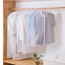 24x40" Closet Hanging Clear Garment Bags Dustproof Waterproof Suits Dress Covers