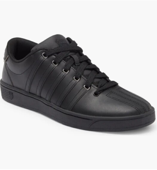 K-Swiss Court Pro II CMF Black/Gunmetal Memory Foam Men's Leather