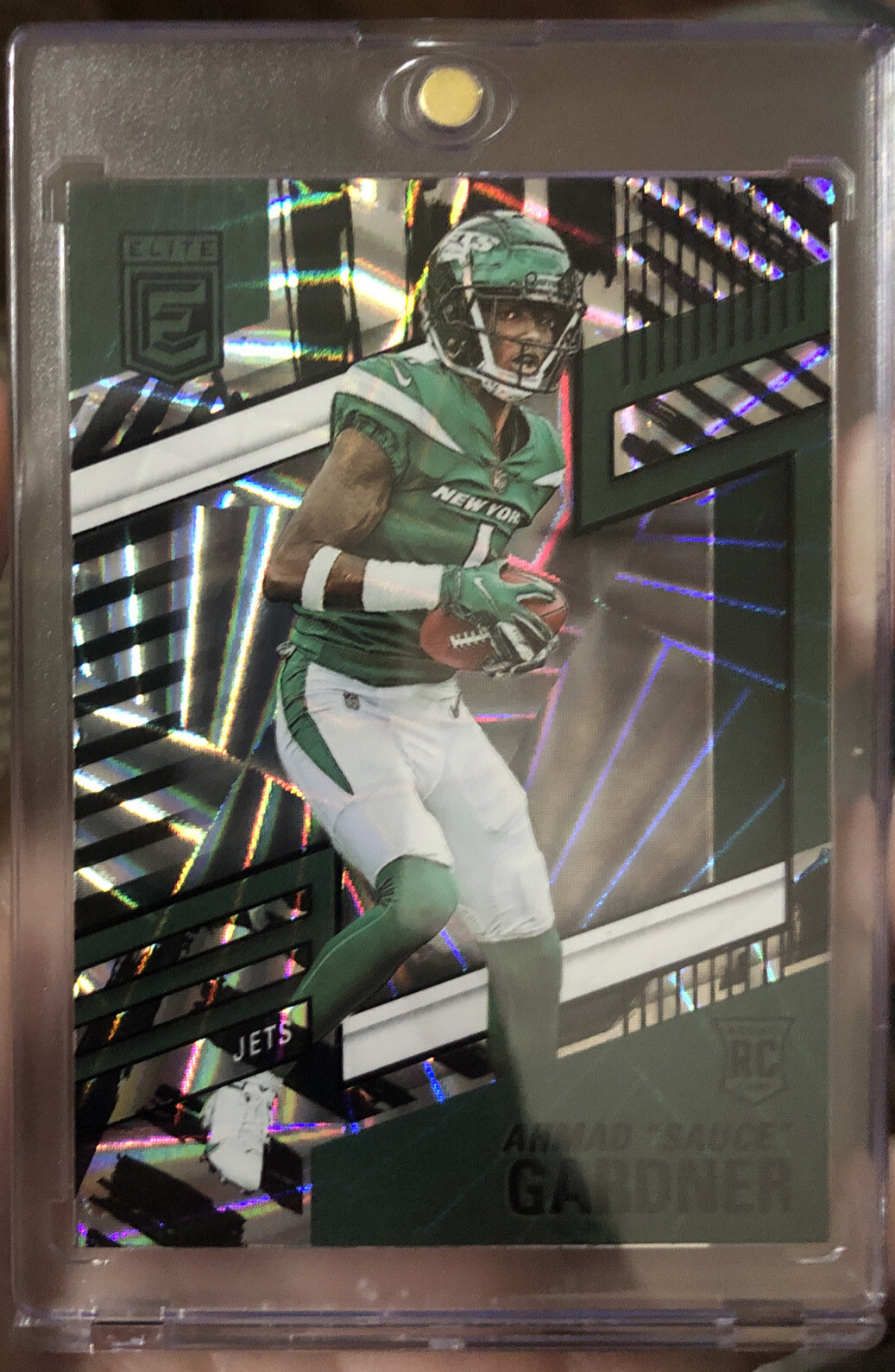 Ahmad Sauce Gardner 2022 Donruss Elite SP RC Case Hit Razzle Dazzle #142 Jets