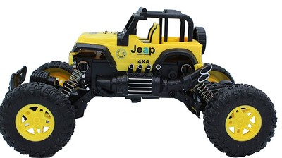 yellow kids jeep