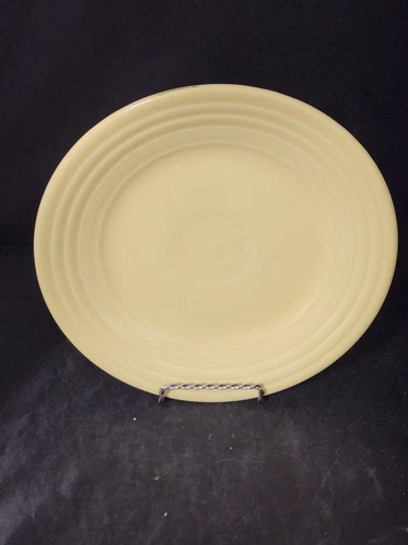 Fiesta Ware HLC Yellow 9" Salad Plate Homer Laughlin