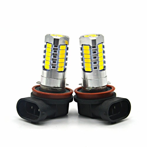 2x H8 Gold Yellow 3000K 27LEDs Car Fog Light 15W DRL Cornering Lamp Replacement - Picture 5 of 10