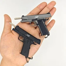 1:3 Mini Kimber 1911 Gun Pistol Toys Miniature Model Keychain for Man