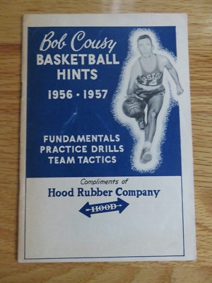 BOB COUSY 1957 FUNDAMENTAL PRACTICE DRILLS Team Tactics Booklet BOSTON CELTICS