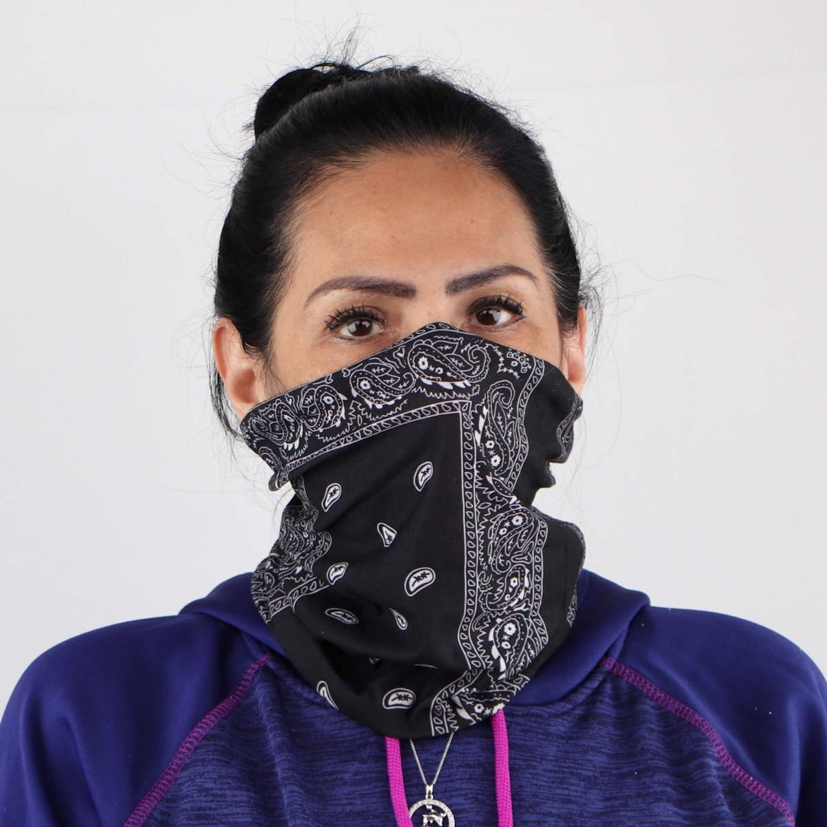 Paisley Bandana Neck Gaiter Tube Headwear Motorcycle Face Scarf