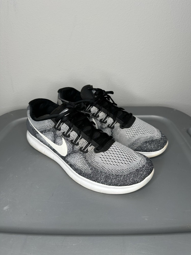Men’s Nike Free Gray/Black Walking Running Shoes Size 9.5