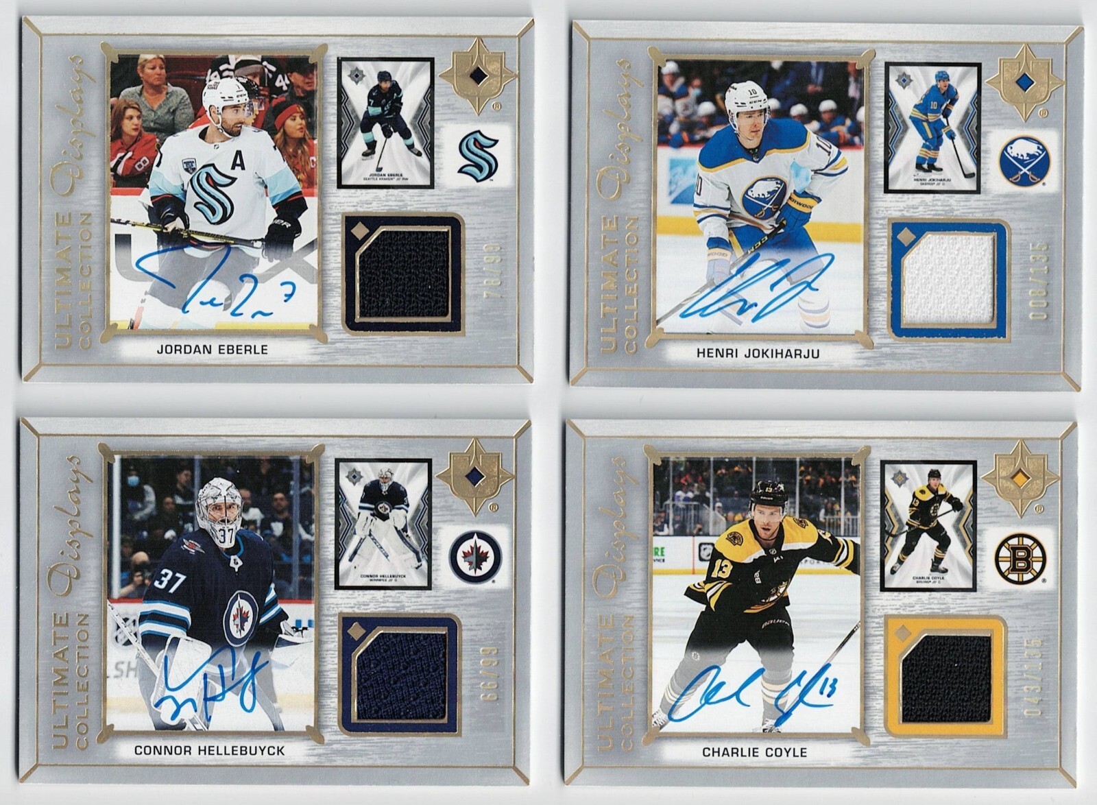 2021-22 Ultimate Collection Displays Auto Jersey Autograph Pick From ...