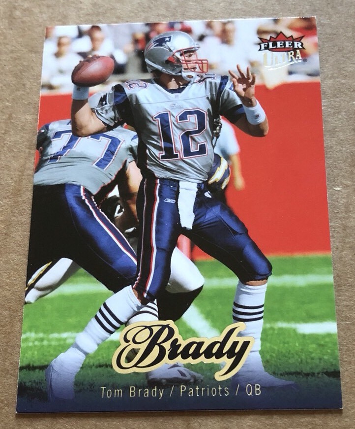 2007 FLEER - TOM BRADY - FLEER ULTRA RETAIL FOOTBALL #116 - PATRIOTS G.O.A.T $$$