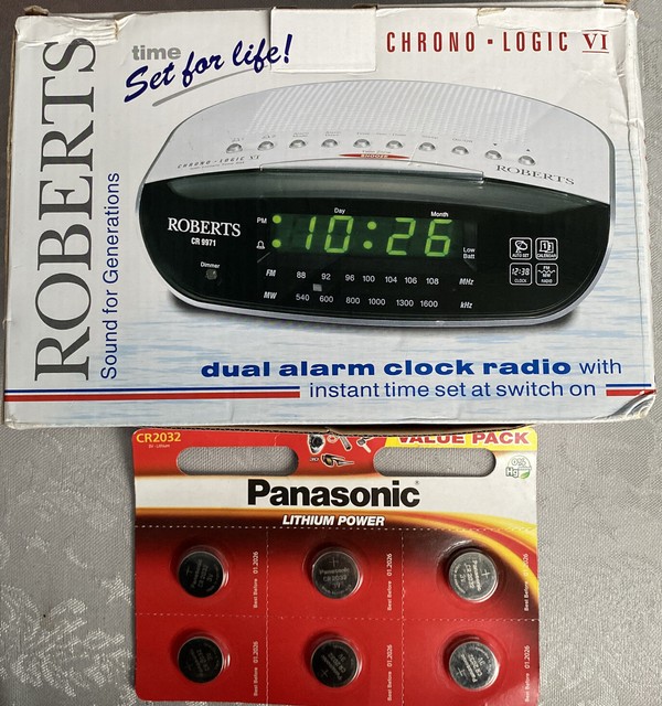 Roberts Radio CR9971 Chronologic VI Portable Radio White for sale