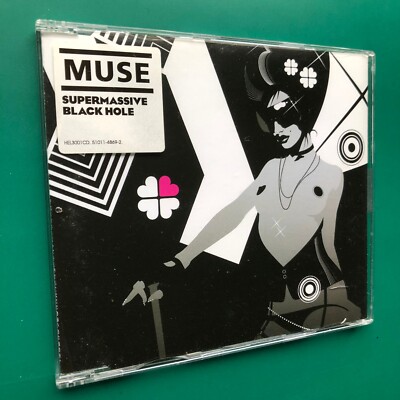 Muse SUPERMASSIVE BLACK HOLE Alternative Indie Rock CD Single Matthew Bellamy VG