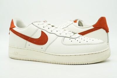 NIKE AIR FORCE 1 LOW USED SIZE 14 CRAFT SAIL MANTRA ORANGE FOREST CV1755 100
