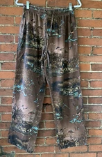 10,000 Ft Above Sea Level Men's Duck Flannel Sleep Lounge Pants Medium Pockets