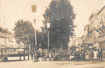 Old postcard 47 VILLENEUVE ON LOT PHOTO CARD BOULEVARD PALISSY