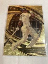 2020 Panini Select Premier Level Gold Vinyl SuperFractor Prizm 1/1 Tim Anderson