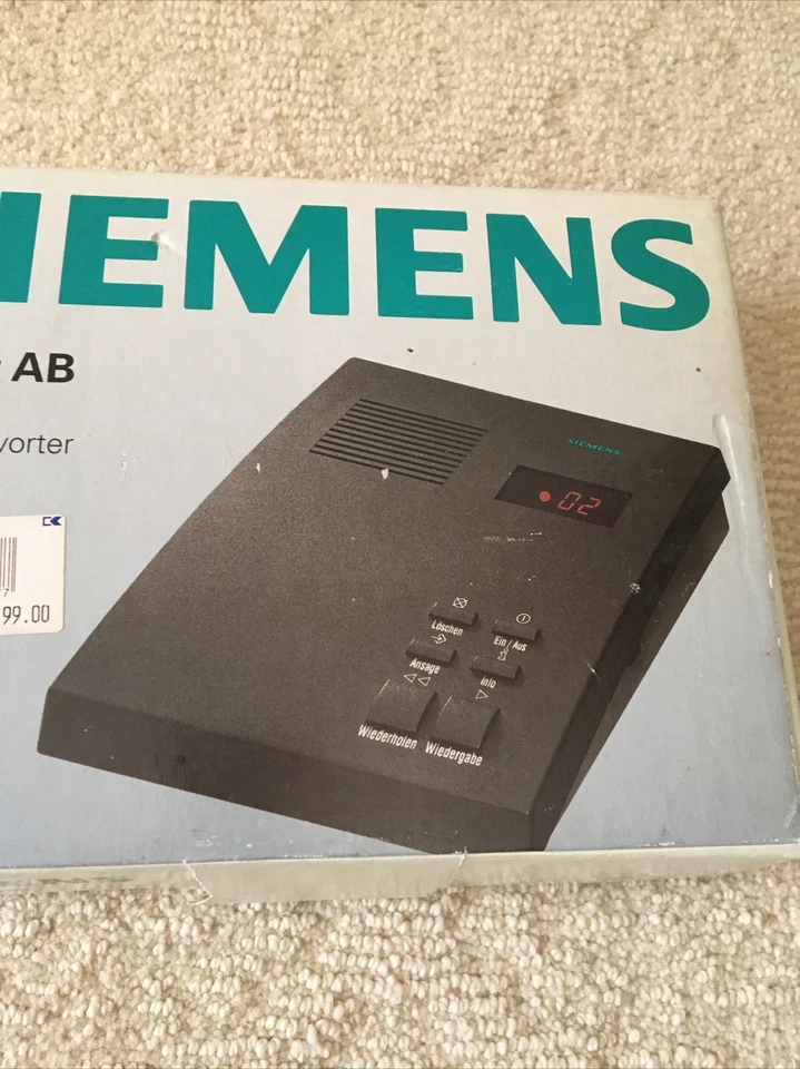 Siemens Euroset AB Digital Answering Machine- Der Digitale Great Condition - Image 3 of 4