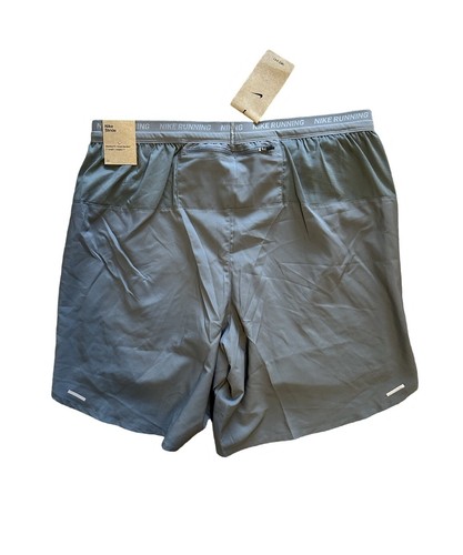 Nike Dri-Fit Stride 7” 2-in-1 Grey Running Shorts DM4759-084 Men's Size XL-Tall - Picture 2 of 10