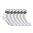 Antrop Quarter Crew Baumwolle Fersenlasche sportlich Laufkissen 6 Paar Socken,