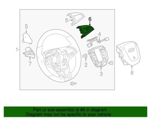 Interruptor de radio control genuino GM 2012-2018 Chevrolet Sonic Trax Premier 94780541 Foto 4 de 4