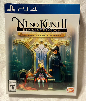 NI NO KUNI II 2 REVENANT KINGDOM PREMIUM EDITION PS4 STEELBOOK SOUNDTRACK CD NEW