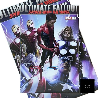 Ultimate Fallout: #4 Comic SIGNED by CLAYTON CRAIN Trade with COA Miles Morales