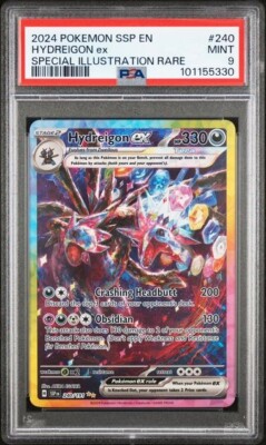 PSA 9 Hydreigon EX SIR 240/191 | 2024 POKEMON SSP EN-SURGING