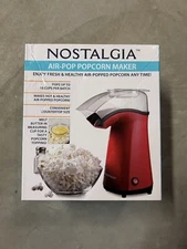 Nostalgia Electrics Air Pop Hot Air Popcorn Popper Machine, Home Pop Corn Maker