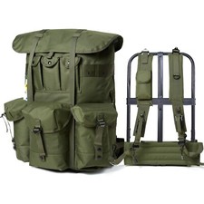 US Army ALICE Large Pack OD Green Military Backpack with Frame Ready Design