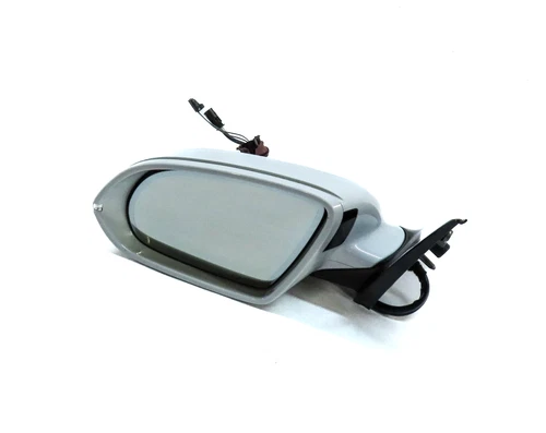 11-18 AUDI A8 S8 D4 4H LEFT DOOR MIRROR HEATED CAMERA PFOLD AUTODIM BLIND WHITE