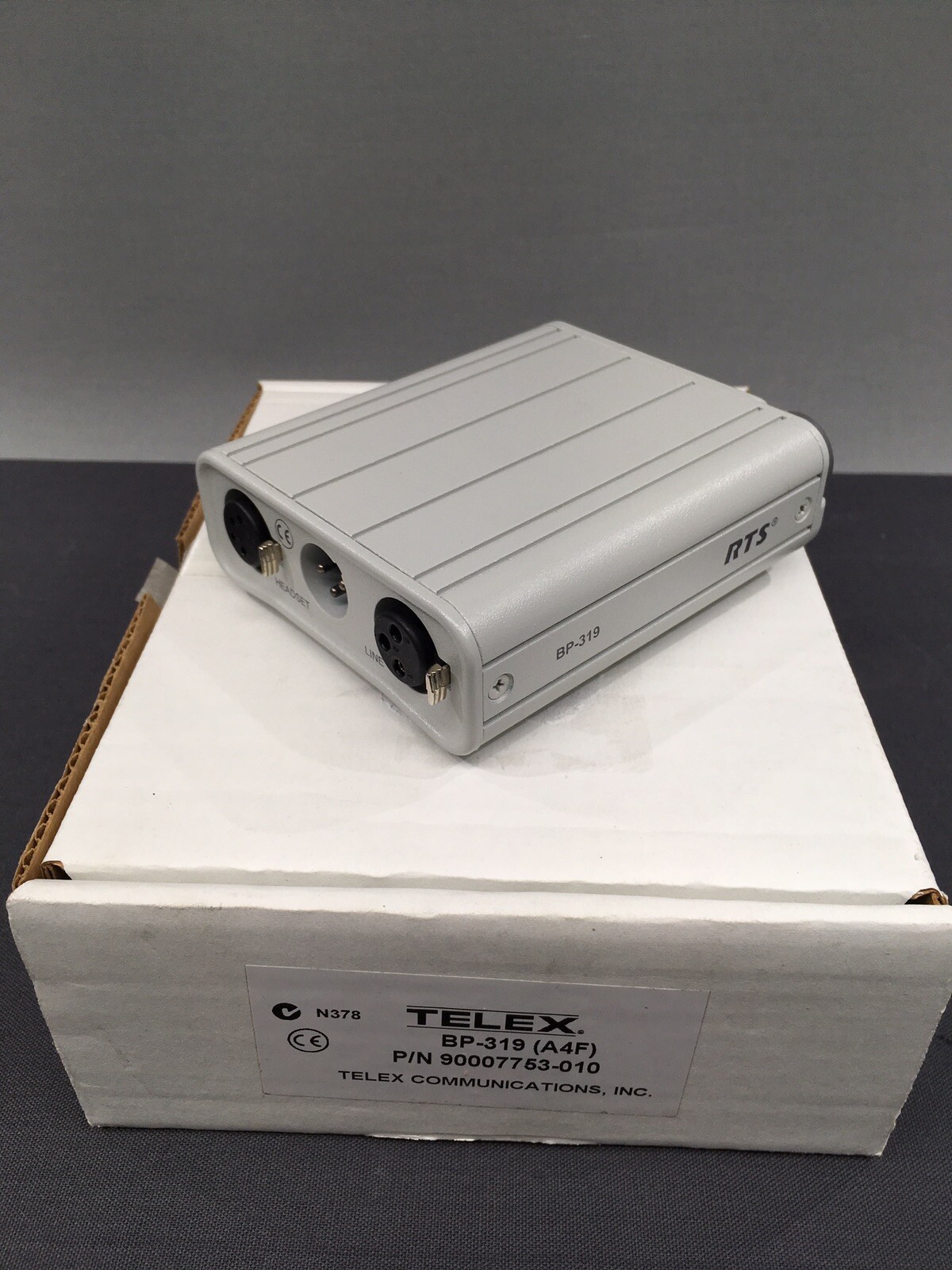 Telex Rts Intercom NASA SURPLUS - TELEX RTS BP-319 (A4F) 5-Pin Single Channel Two-Wire ...